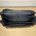 VTG Frye Briefcase Black Leather Soft Side Flap Top Buckle Strap Shoulder Bag
