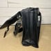 VTG Frye Briefcase Black Leather Soft Side Flap Top Buckle Strap Shoulder Bag