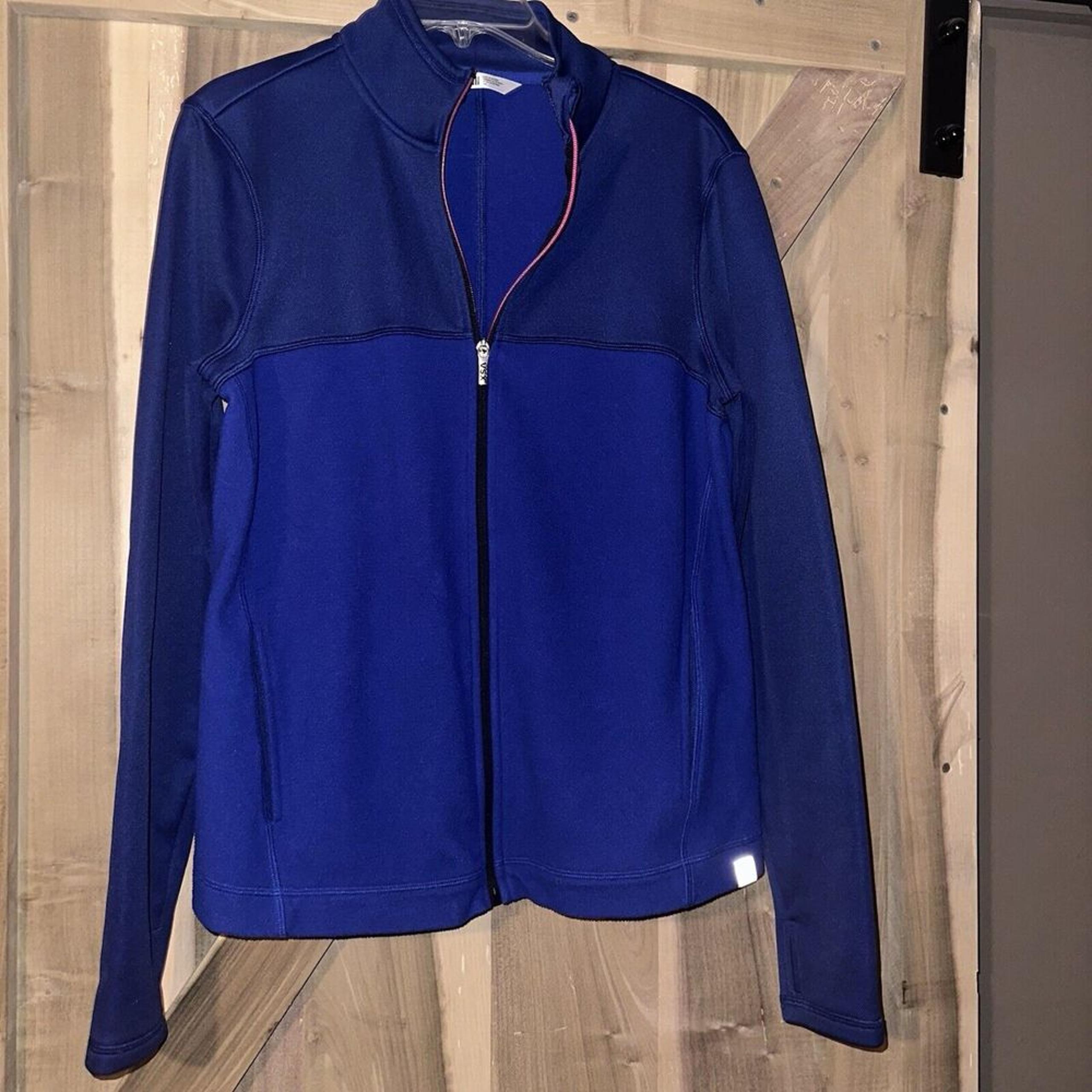 Victoria's Secret VSX Sport Women's Black Long Sleeve Full Zip Jacket Sz Medium