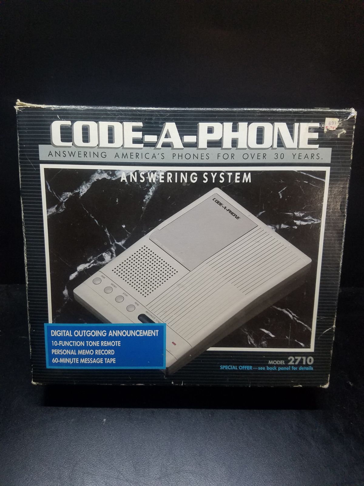Vintage Code-a-Phone Answering Machine