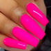 Custom for Trinity: Barbie Pink Evil Eye Nails