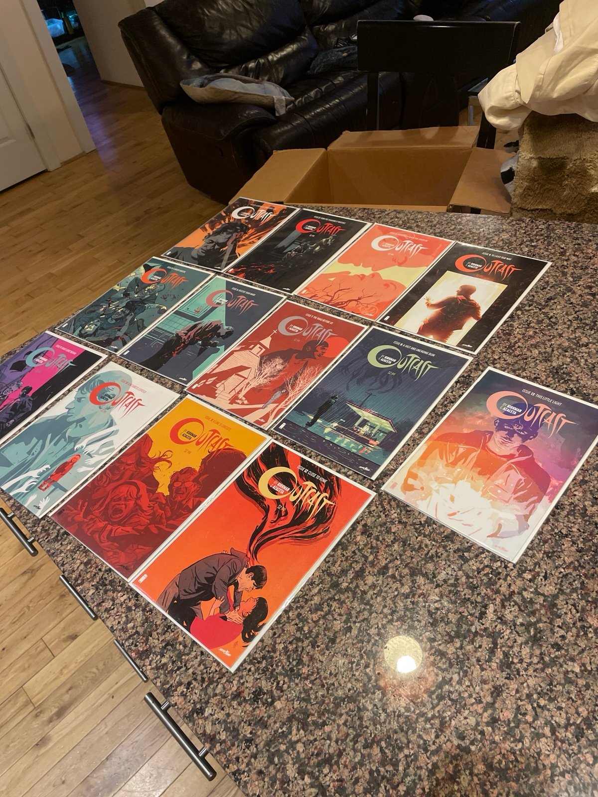 OUTCAST 1-13 comic book lot