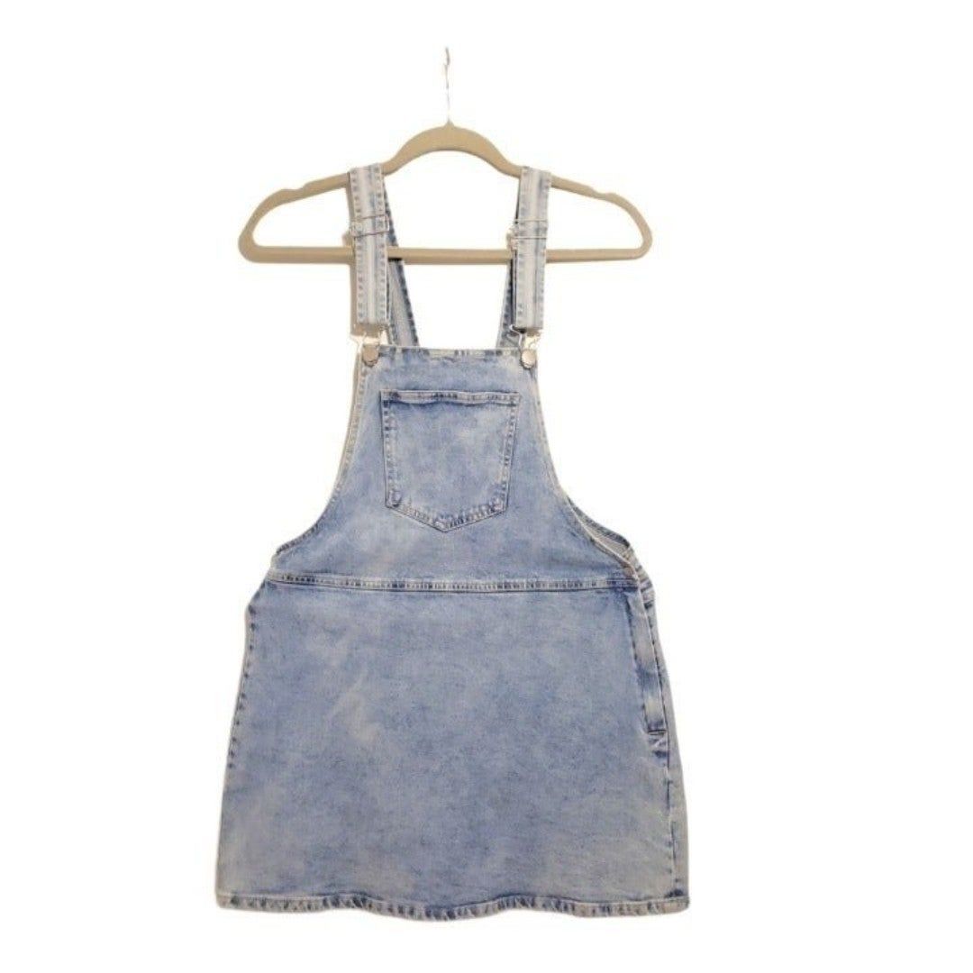Denim Overalls Dress