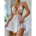 NEW Appliques Cut Out Slips With Thong