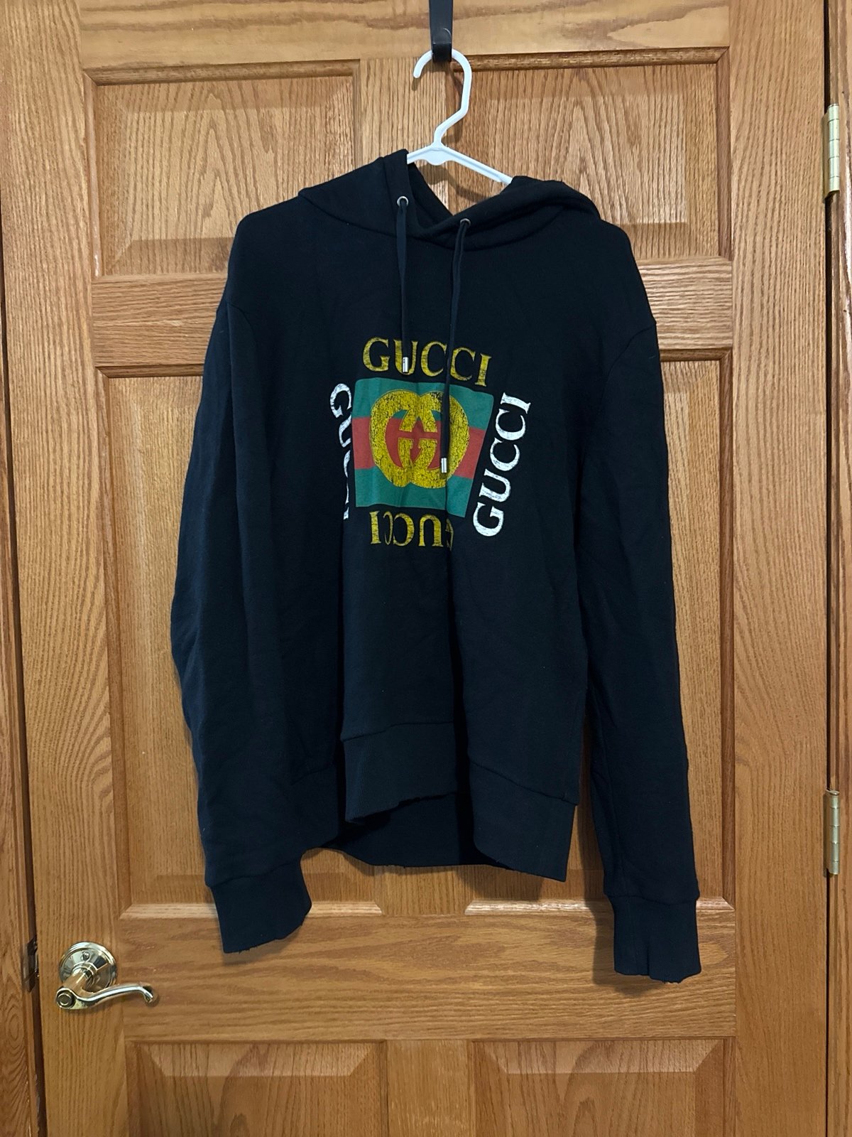 Men’s Gucci Web Logo Hoodie