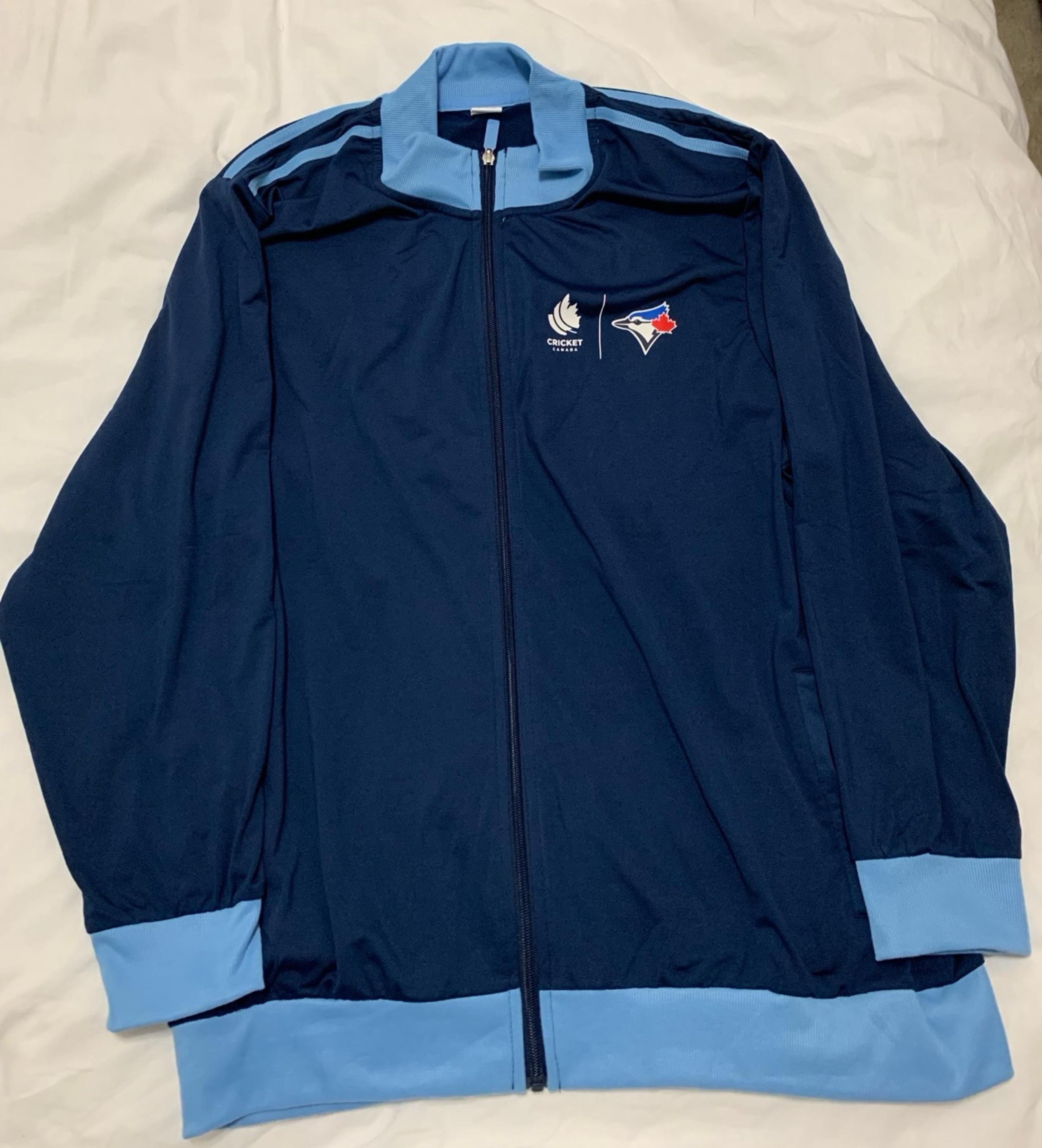 MLB Toronto Blue Jays Cricket Canada Warm Up Track Jacket