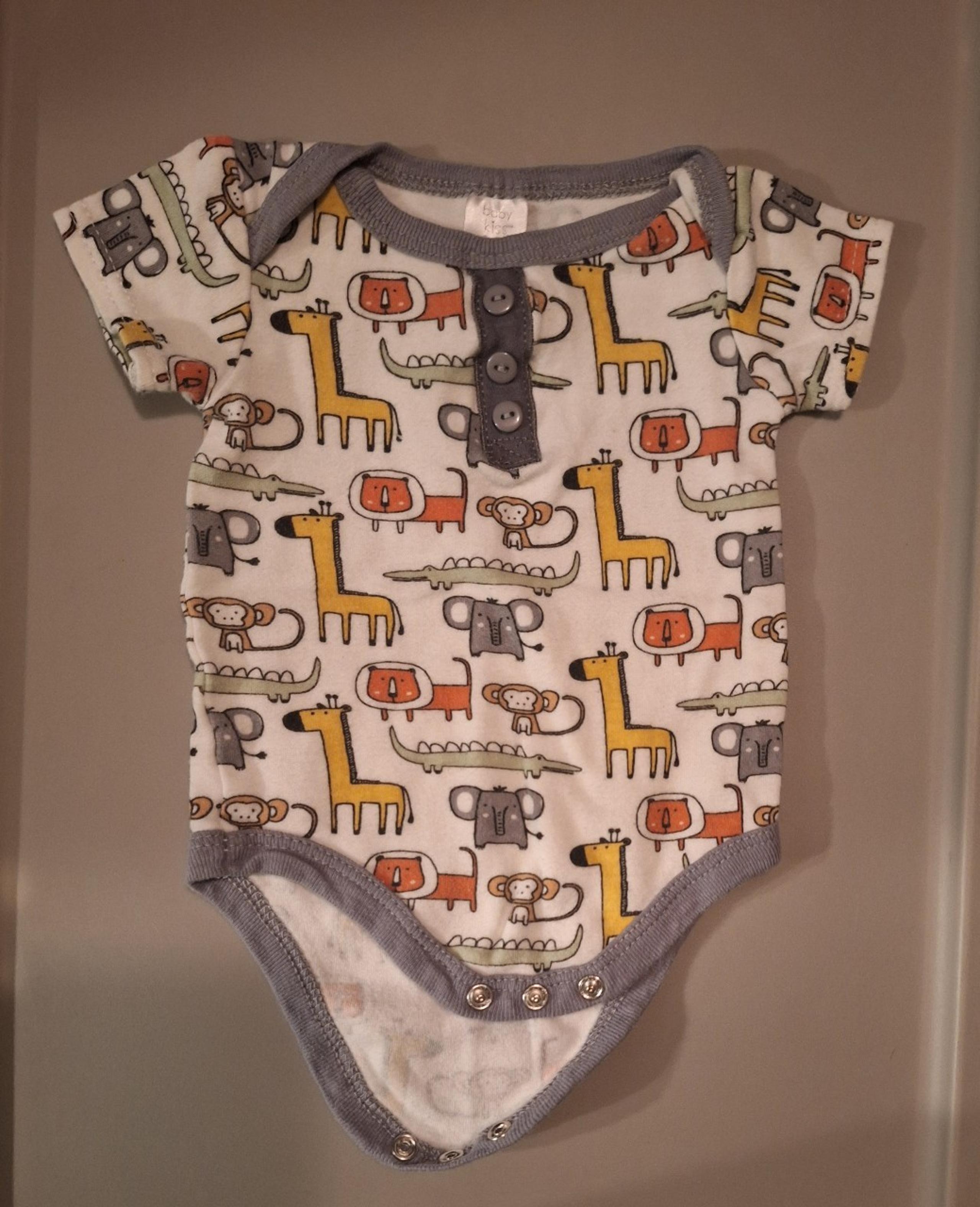 Zoo Animals Onesie - 3-6 months