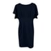 Eliza J Dress Flutter sleeve navy blue size 2