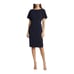 Eliza J Dress Flutter sleeve navy blue size 2