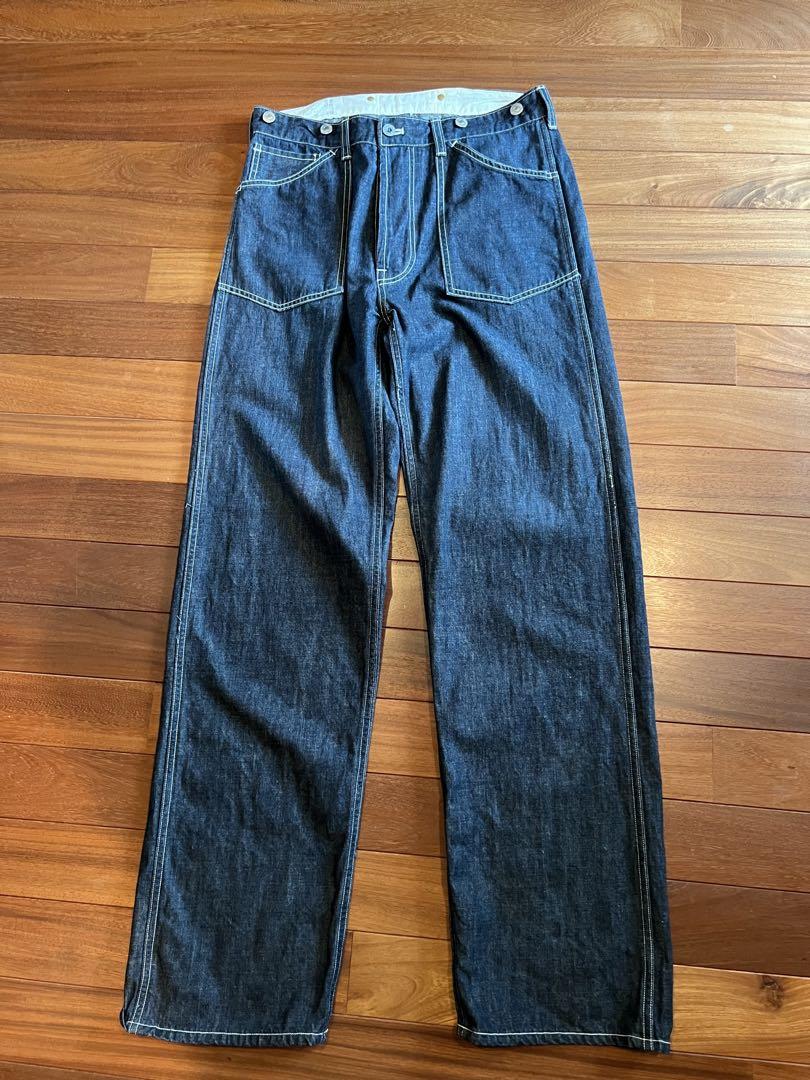 Dry Bones Army Denim Work Trousers