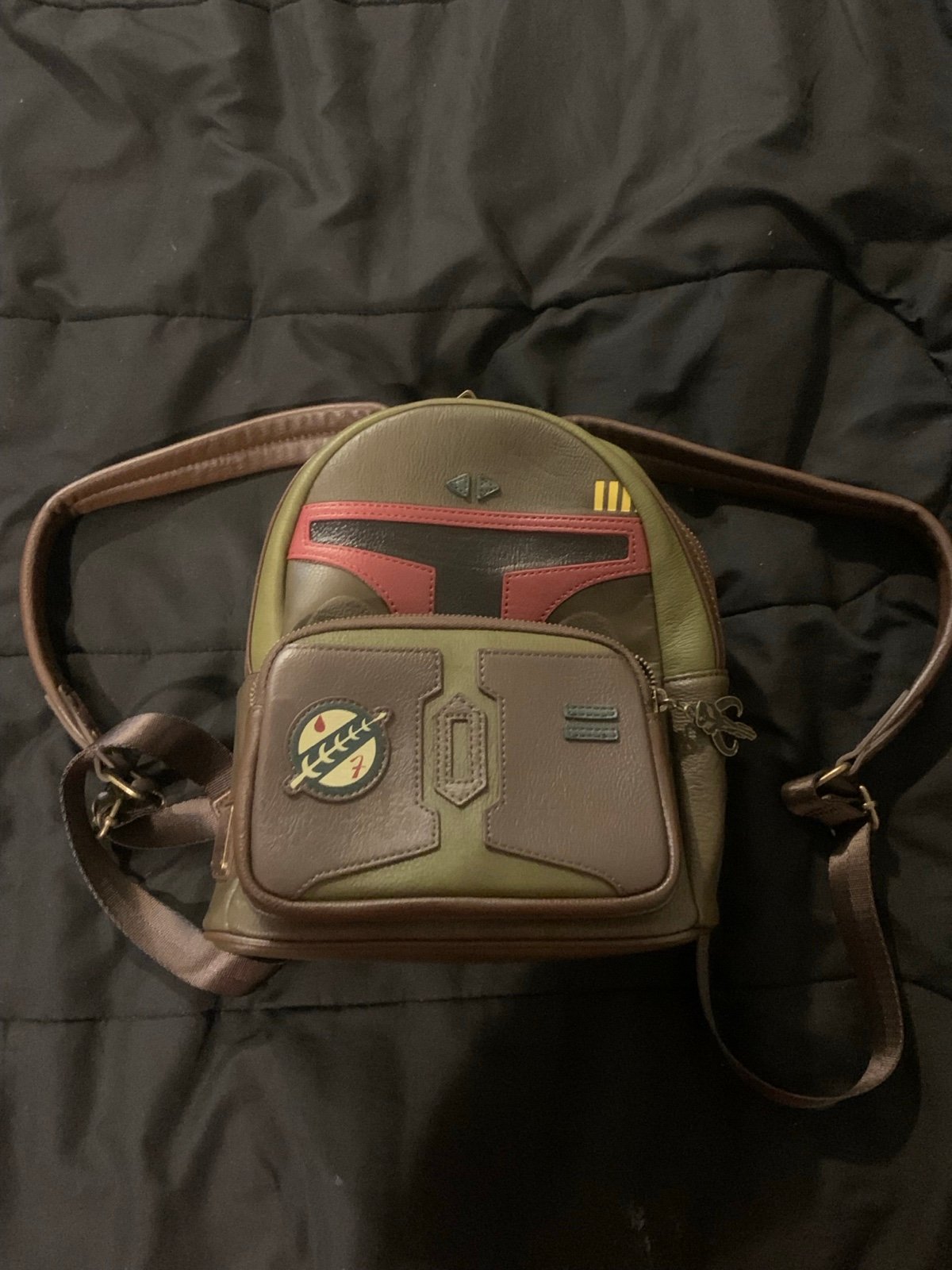 NEW Loungefly Star Wars Boba Fett He's No Good To Me Dead Cosplay Mini Backpack