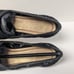 French Sole Rest Ballet Flats, Black Floral Mesh, Womens 9.5 M