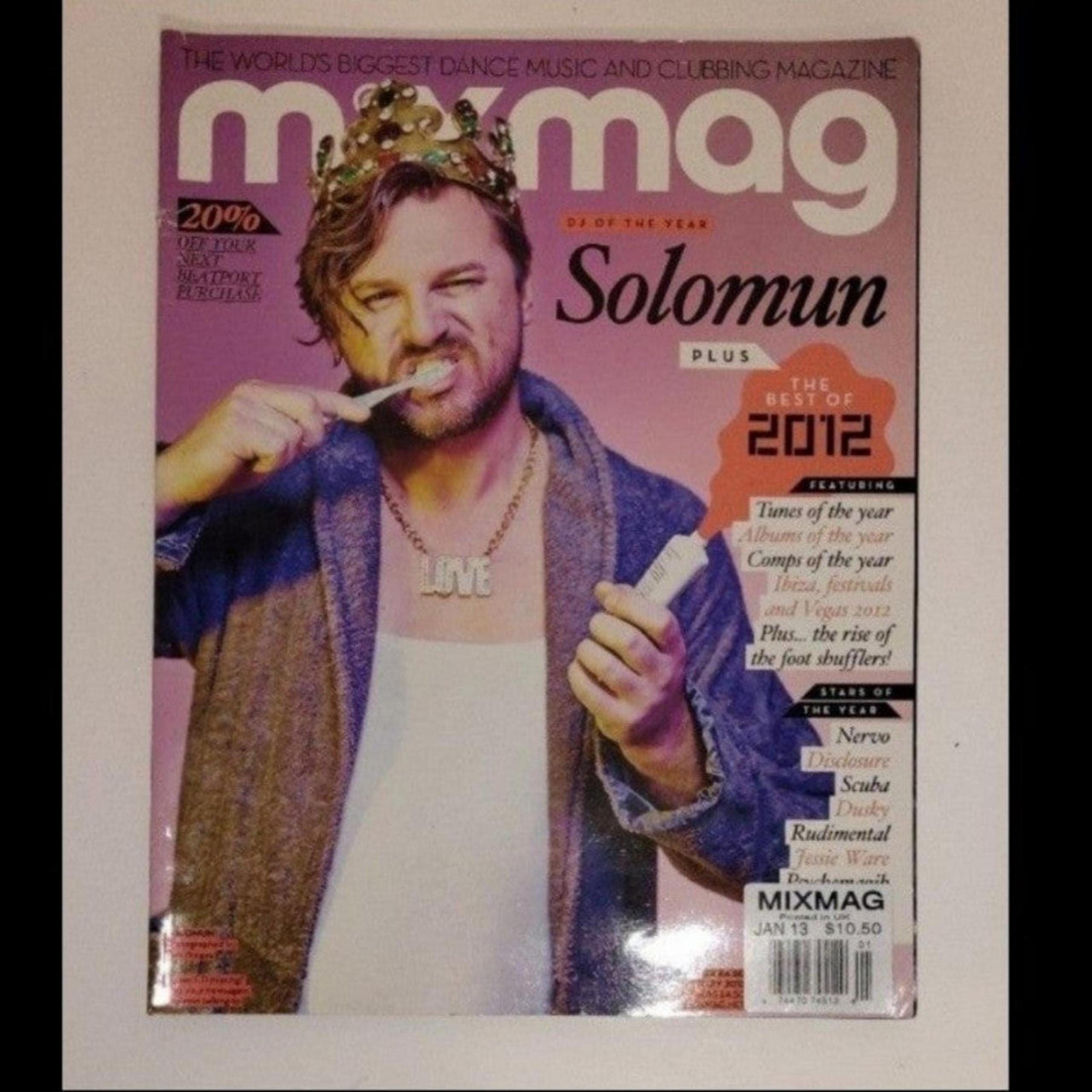 VTG MixMag №260 Solomun January 2013 Music EDM Rave Dance Magazine Party DJ