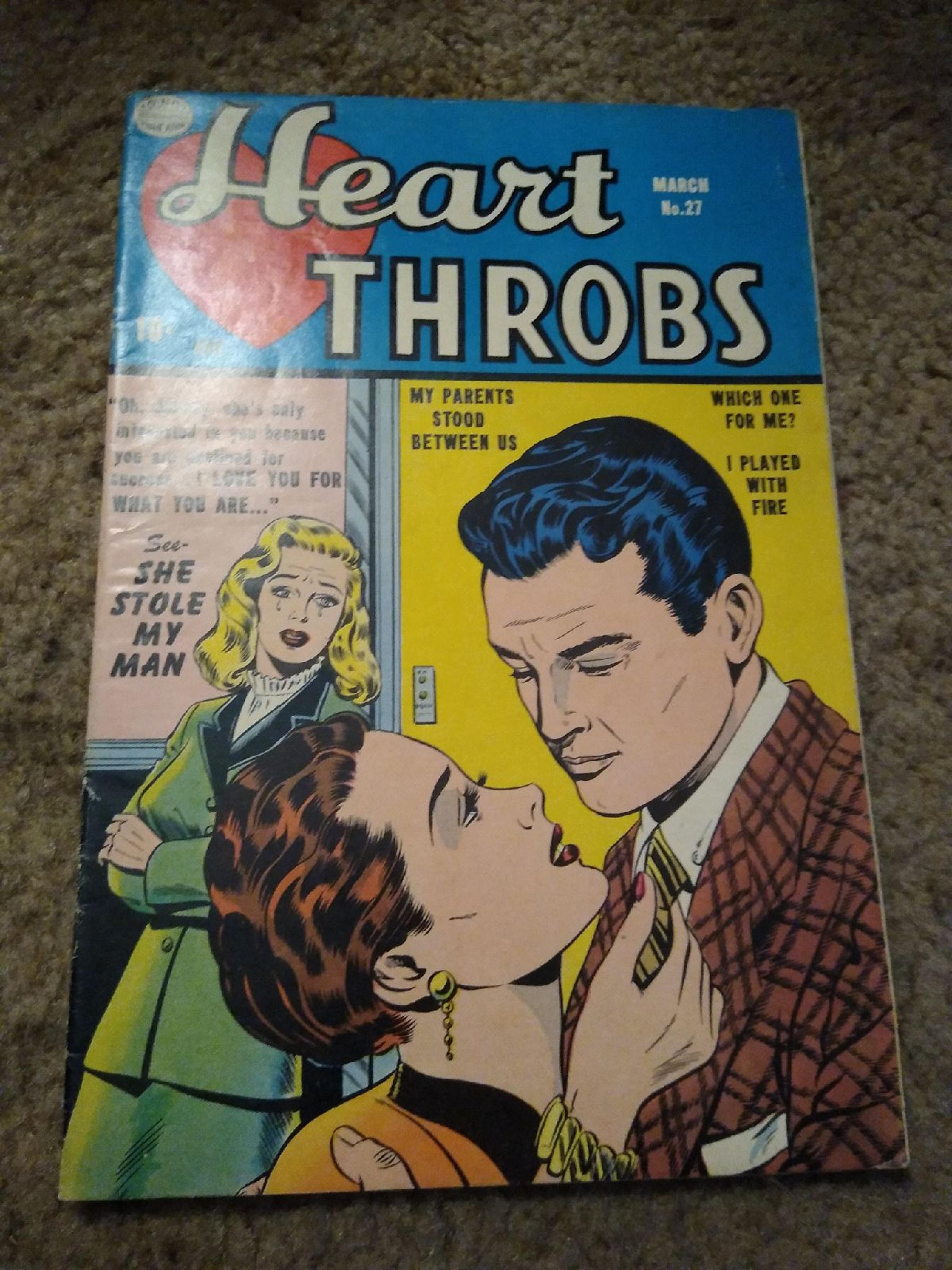 Heart Throbs #27 And Comics 1954 Vg Or B