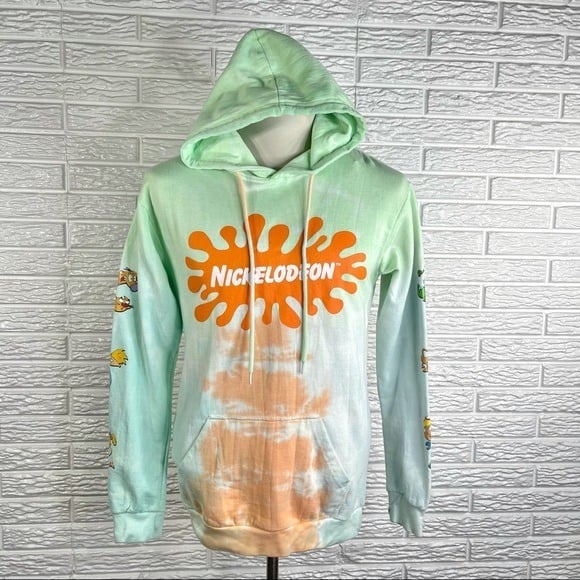 Nickelodeon Mens Cartoon Sweatshirt Size Small Rugrats Ren & Stimpy Hey Arnold