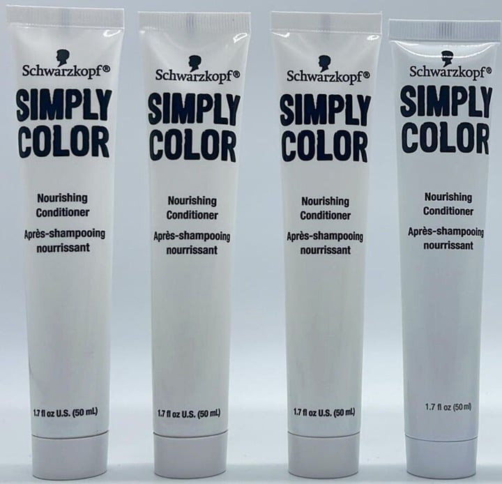 4PK Schwarzkopf Simply Color Nourishing Conditioner ~ 50 mL ~ FAST SHIP