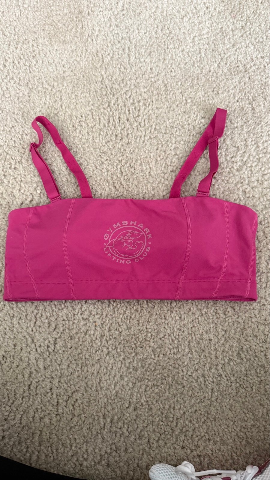 Gymshark Legacy Bandeau Sports Bra with Detachable Straps and Removable Cup Pads