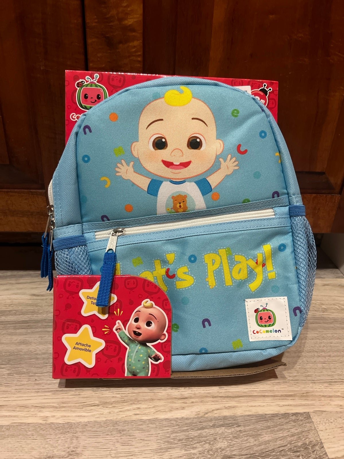 Cocomelon® Harness Backpack - Light Blue NEW HARNESS CUTE COCOMELON GIFT