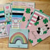 Simply Gilded Good Luck Charm Gold Foil Sticker Pack Plus Extras