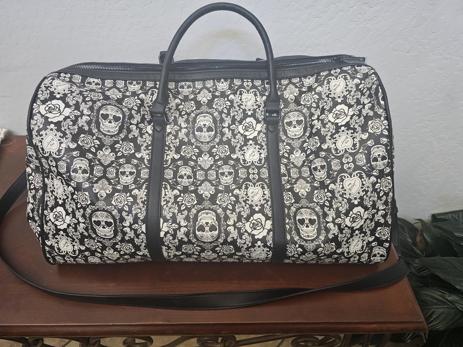 Betsy Johnson Skull Duffle Bag