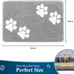 Indoor Doormat Entryway Door Mat, Non Slip Absorbent Mud Trapper Mats