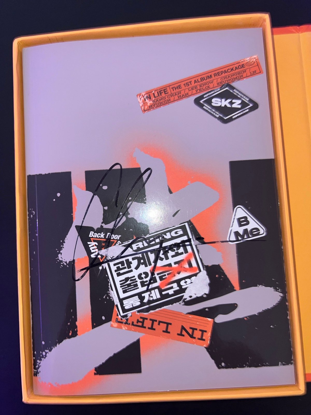 STRAY KIDS [IN LIFE] Bang Chan Autographed Signed Album