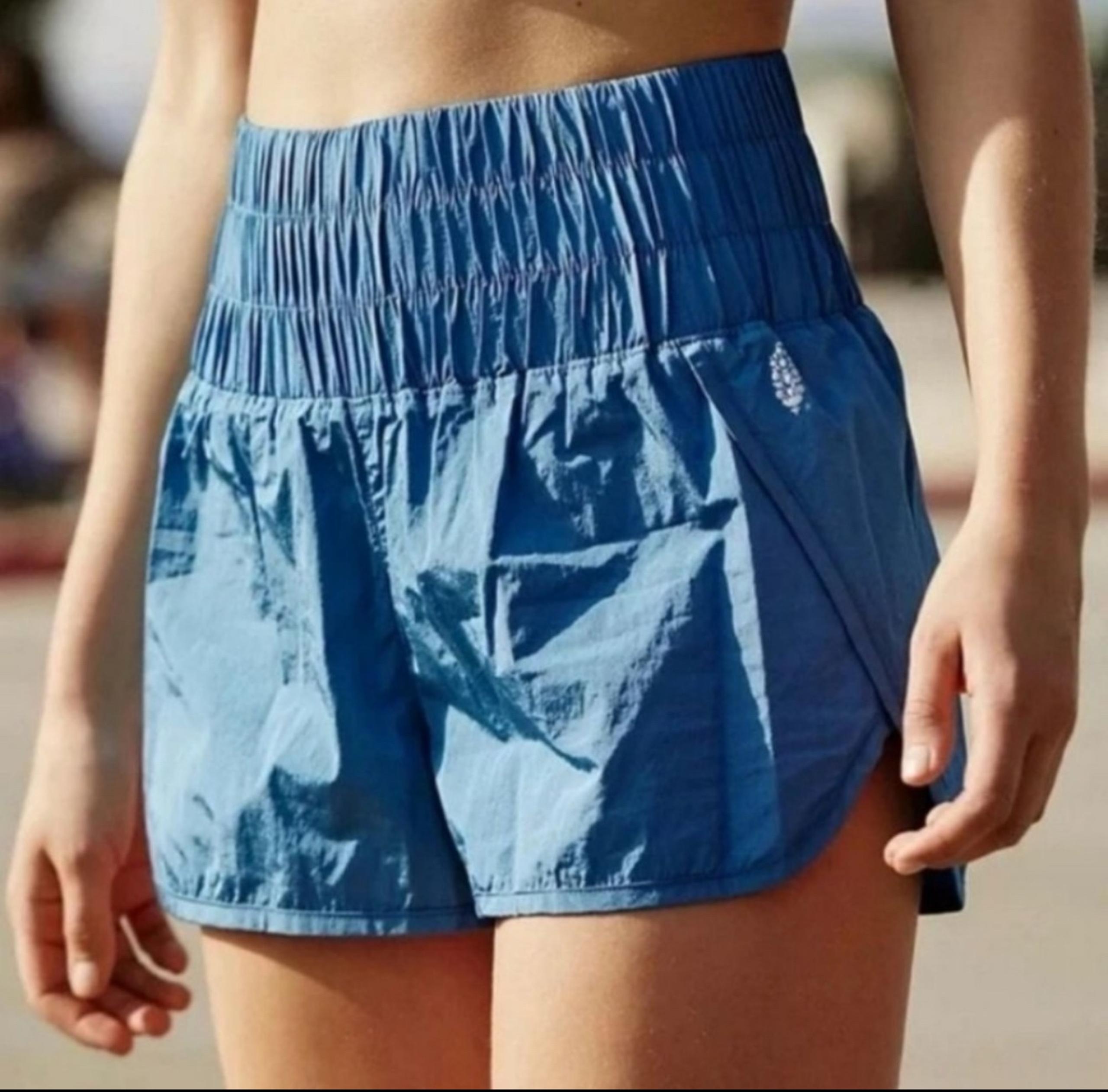 Free People Movement The Way Home Shorts Blue Size Small