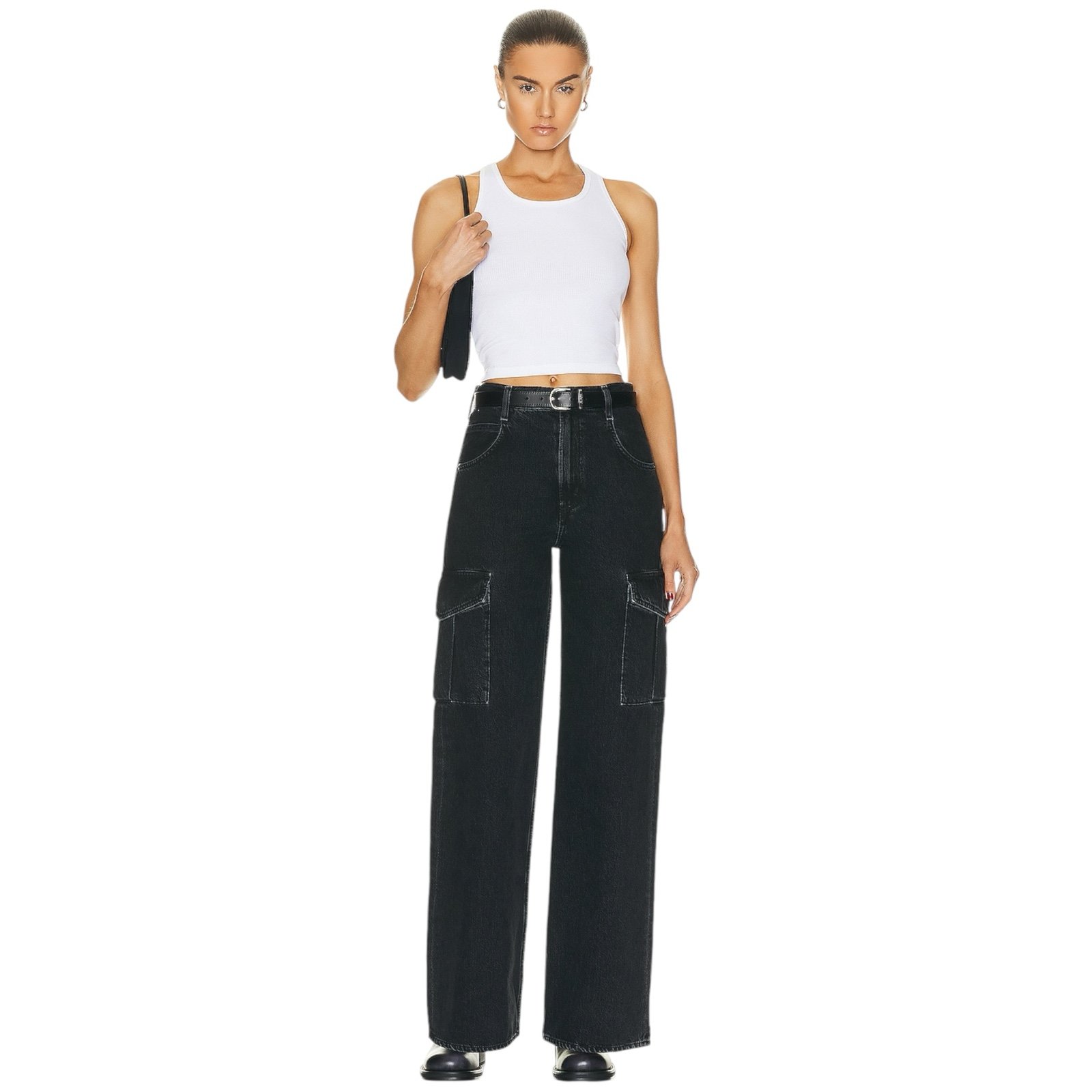 AGOLDE Minka Cargo Pants, Spider, 27”