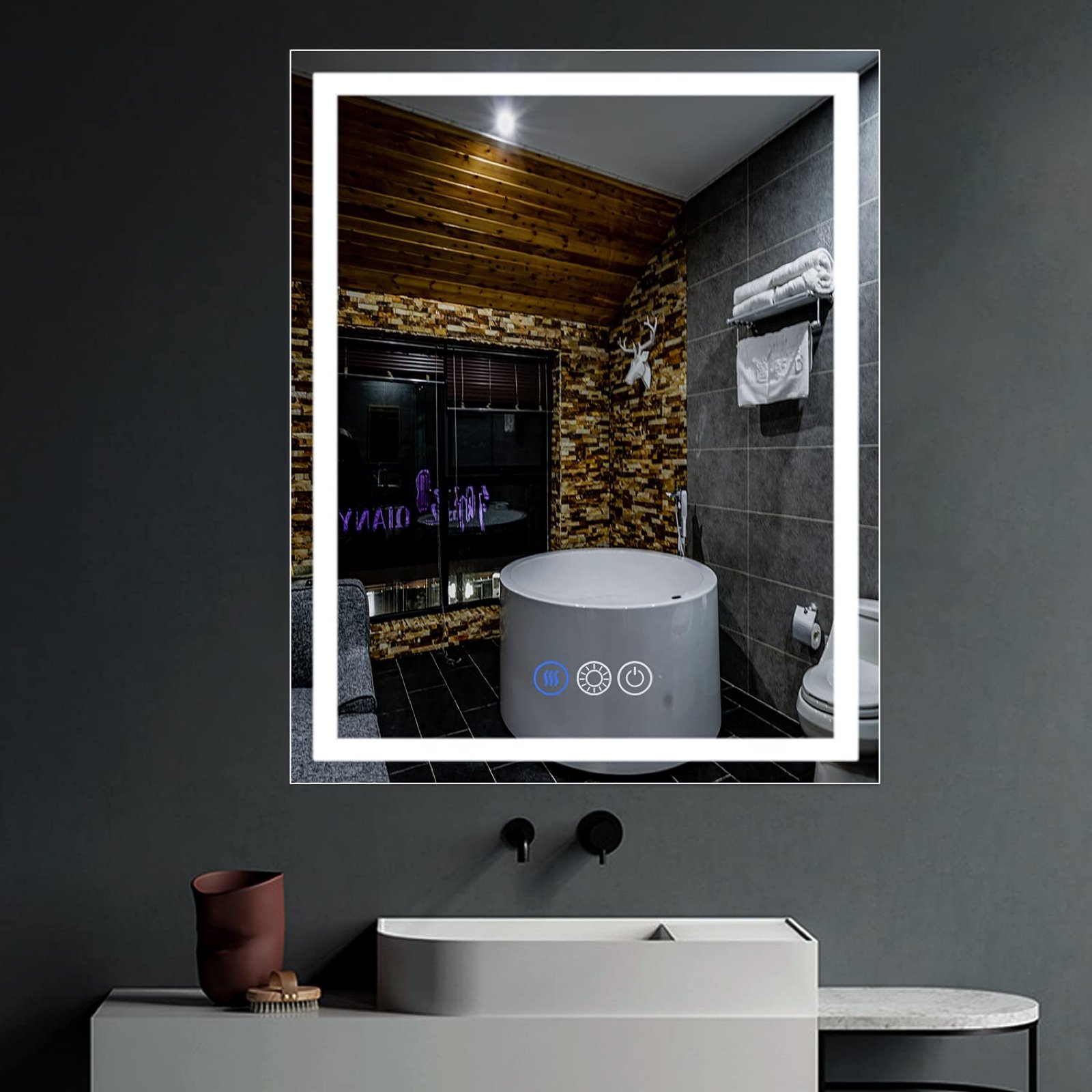 Habison LED Bathroom Wall Mounted Vanity Mirror