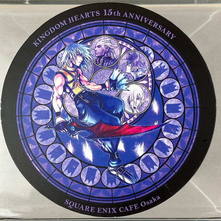 Square Enix Kingdom Hearts Riku 15th Anniversary Osaka Café Limited Coaster
