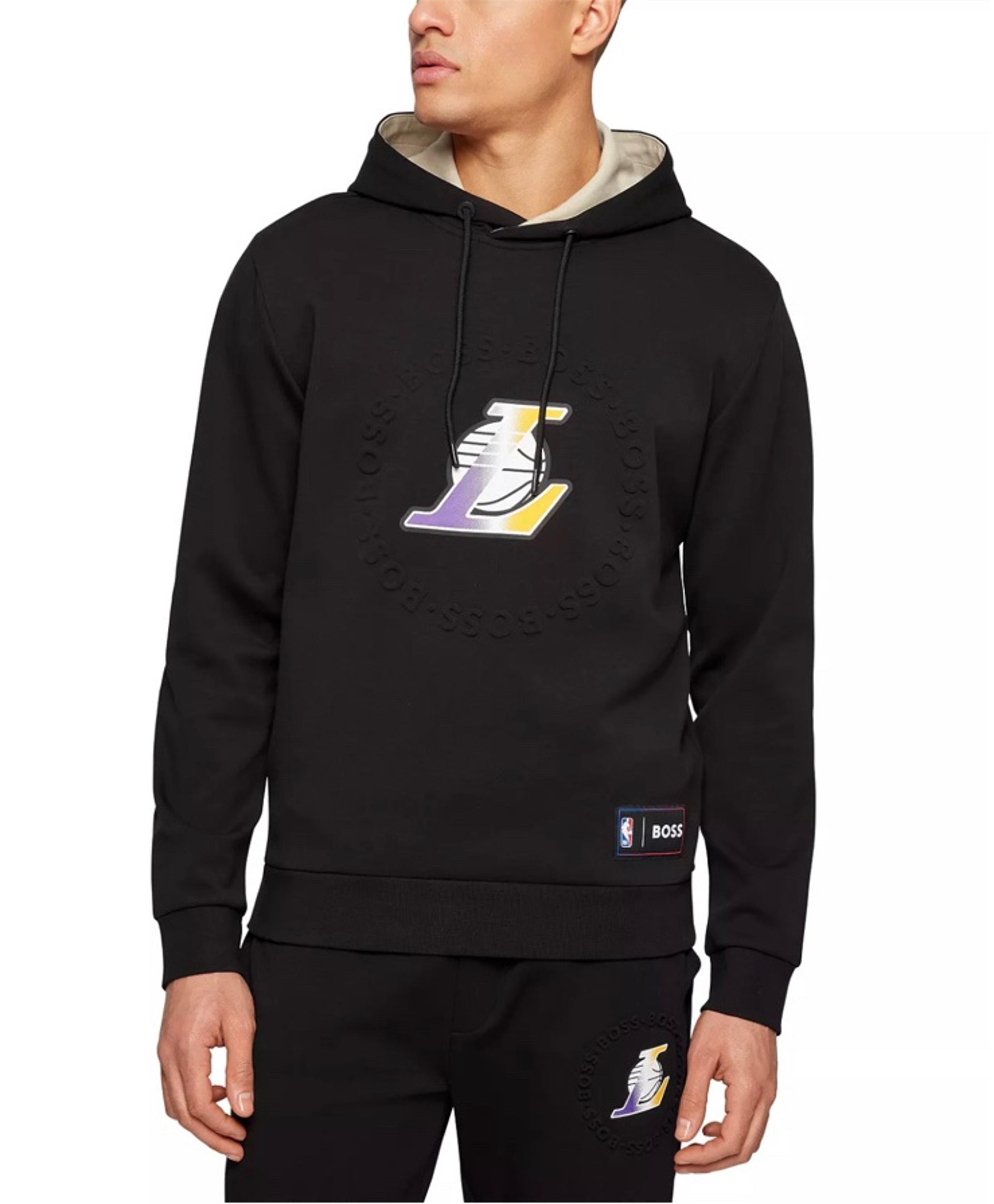 NWT’s SOLD OUT Hugo Boss x NBA LA Lakers Hooded Sweatshirt Men’s Size Small