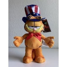 GARFIELD Patriotic Side Stepper Animated Plush Summer Shuffle Nickelodeon NEW
