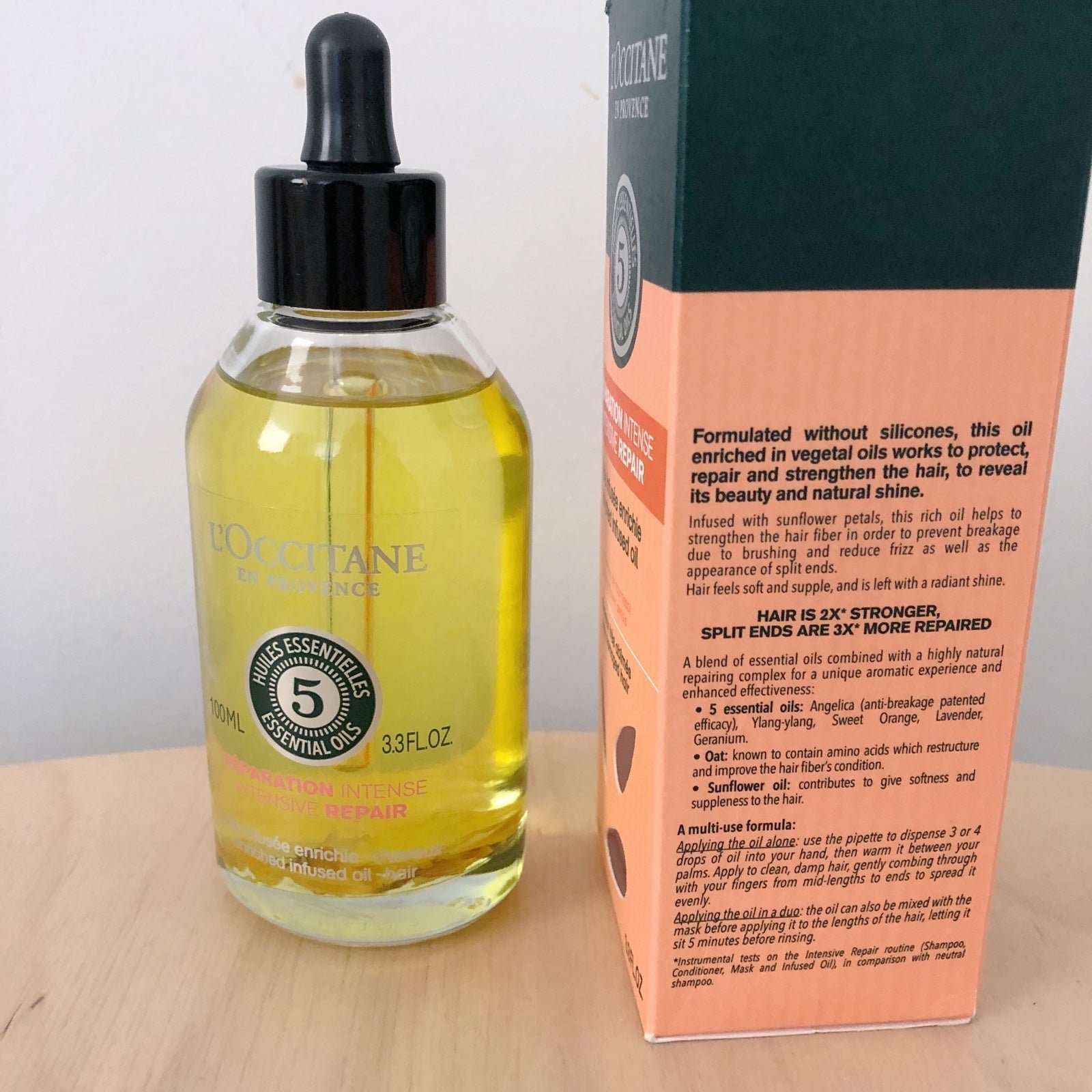 Loccitane Aromachologie Intensive Repair Enriched Infused Oil Hair Oil 3.3 fl oz