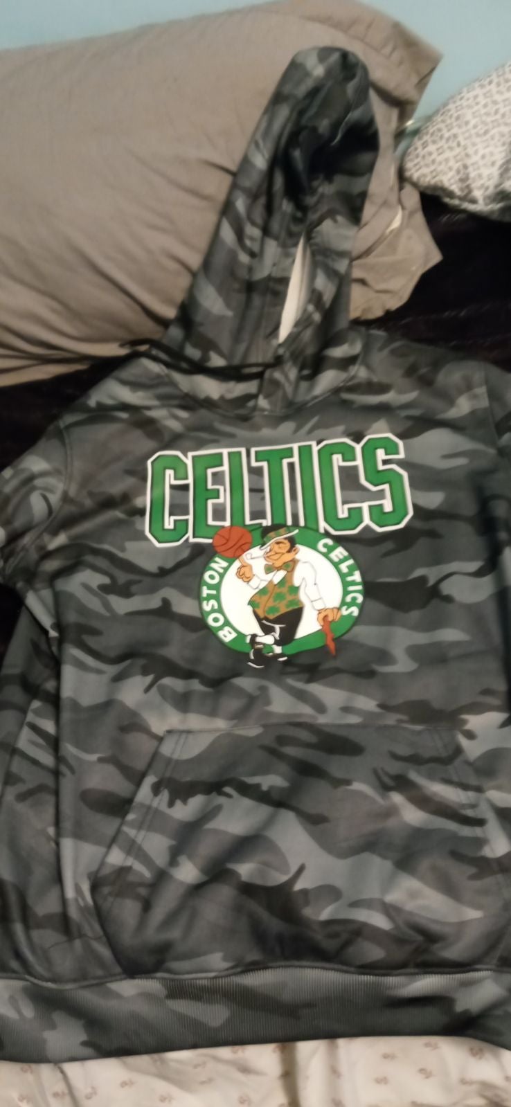 Official NBA Celtics Camouflage Sweat Suit Mens Medium