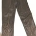 VTG 1980s Andrew Marc Womens 8 Brown Leather Pants High Rise Tapered Leg Lined