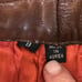 VTG 1980s Andrew Marc Womens 8 Brown Leather Pants High Rise Tapered Leg Lined