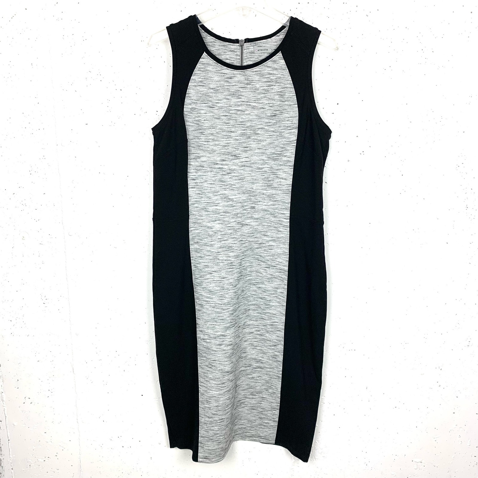 Athleta Womens Cityscape Dress Structured Ponte Black Sleeveless Size Large