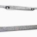 Bling License Plate Frame Cover, Clear Glass Crystal Rhinestones 5 mm, Stainless