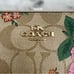 Coach Rose Prairie Signature Large Accordion Zip Wallet