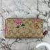 Coach Rose Prairie Signature Large Accordion Zip Wallet