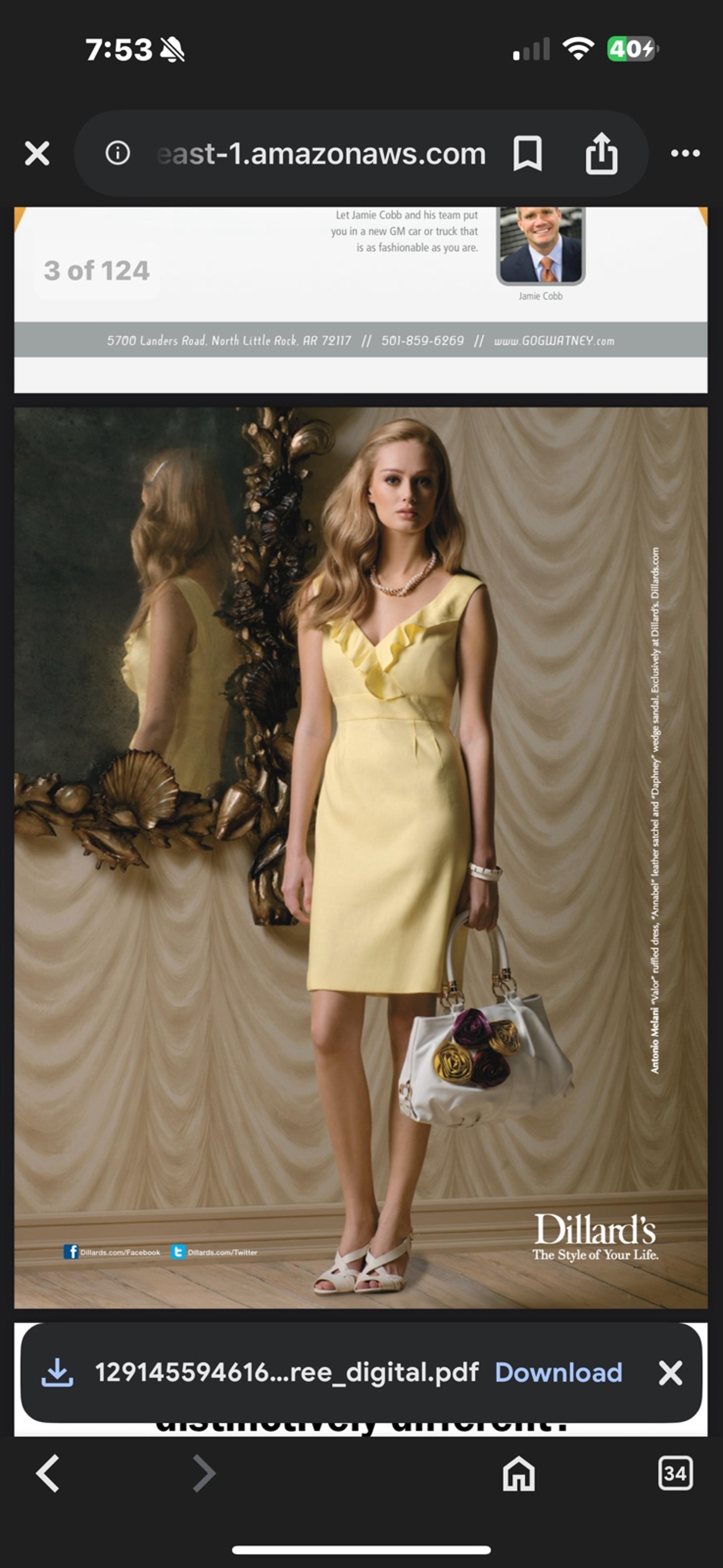 Antonio Melani Butter Yellow Linen Dress Size 14 | large yellow sheath dress