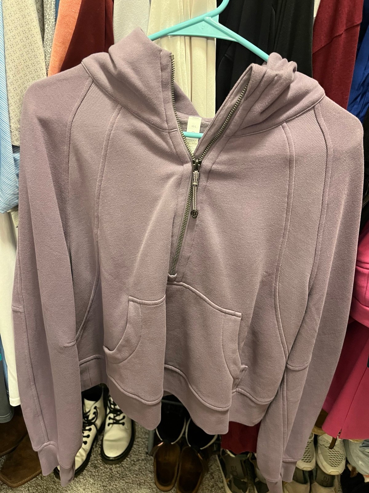 lululemon scuba oversized half zip