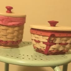 2 Longaberger horizon of hope baskets