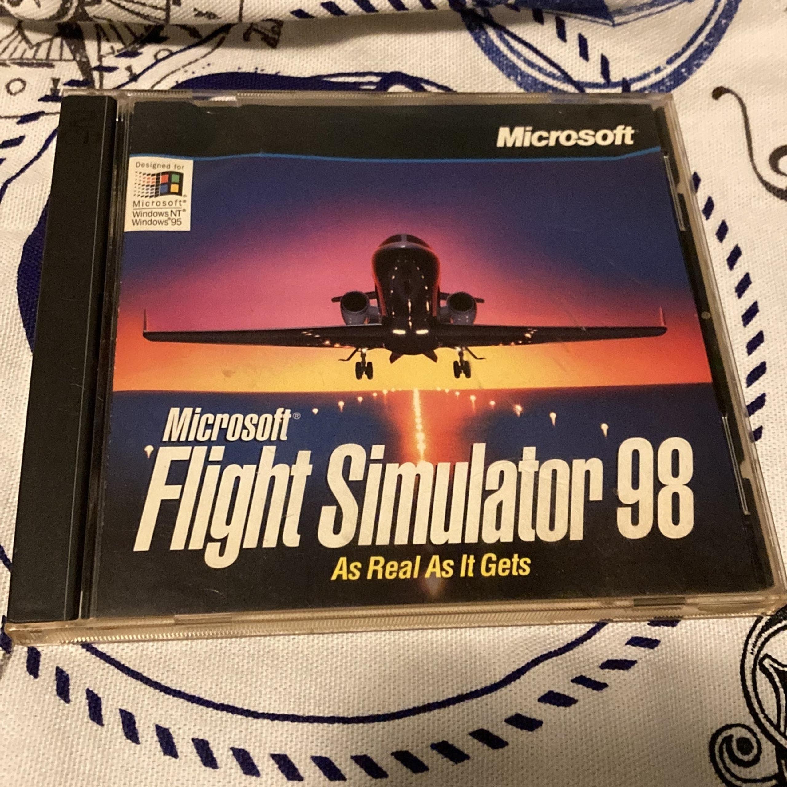 Microsoft Flight Simulator 98 pc 2-disc game