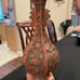 Chinese Cinnabar Hexagonal Lacquered Design Vase