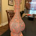 Chinese Cinnabar Hexagonal Lacquered Design Vase