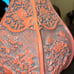 Chinese Cinnabar Hexagonal Lacquered Design Vase