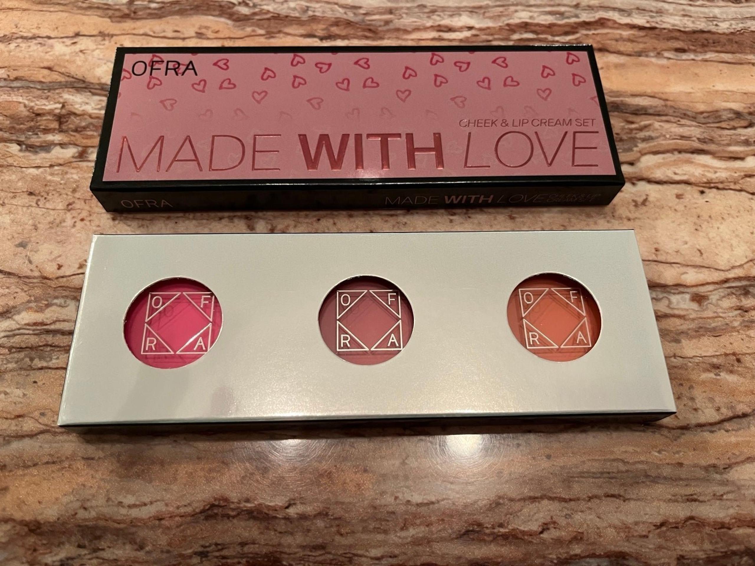 Ofra Made With Love Cheek & Lip Cream Set Heart