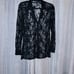 Dolce & Gabbana Black Lace Collar Blouse