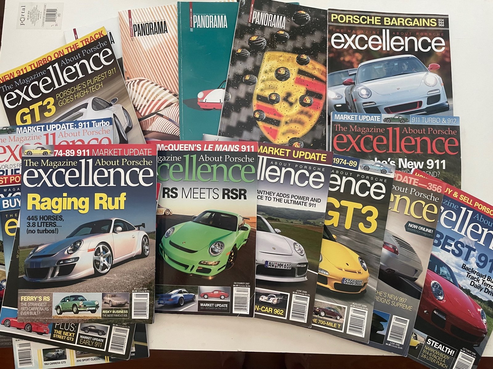 Porsche magazine lot of 17